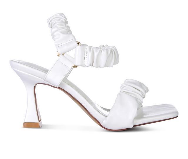 Women's London Rag Merker Dress Sandals in White color