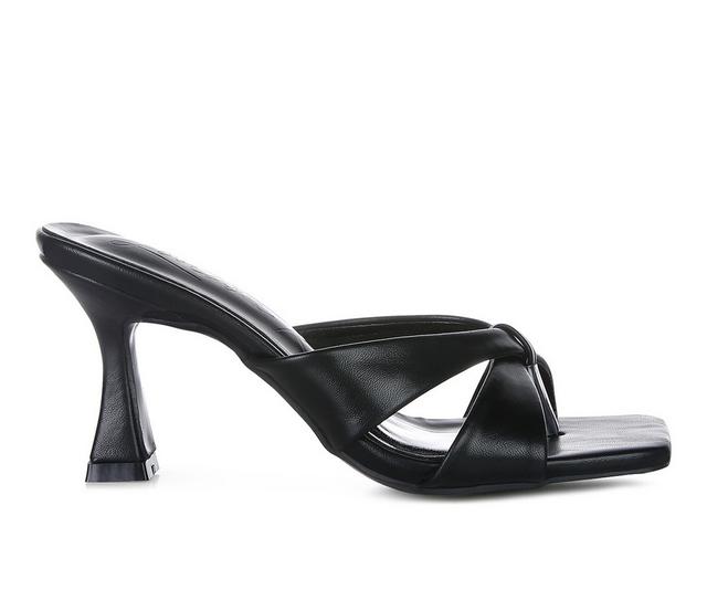 Women's London Rag Highflip Dress Sandals in Black color