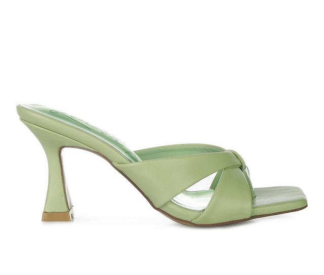 Women's London Rag Highflip Dress Sandals in Green color