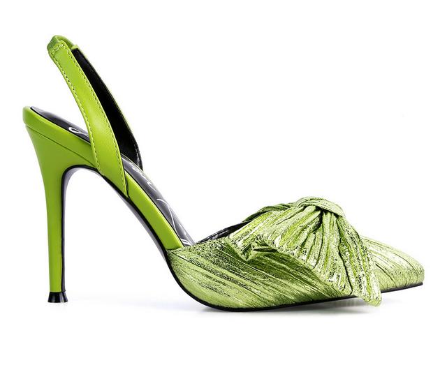 Women's London Rag Kiki Pumps in Mint Green color