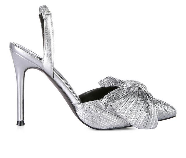 Women's London Rag Kiki Pumps in Silver color