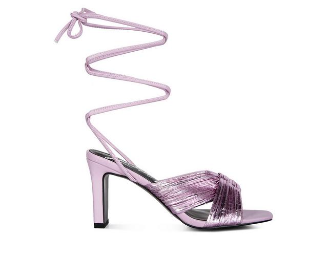 Women's London Rag Xuxa Dress Sandals in Purple color