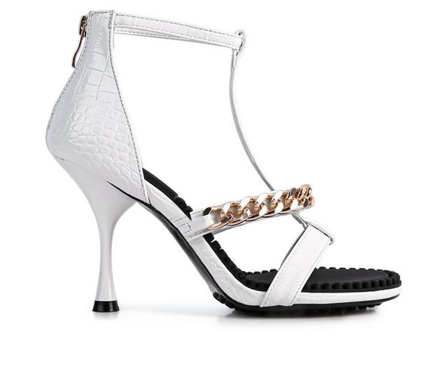 Women's Rag & Co Dakota Dress Sandals in White color
