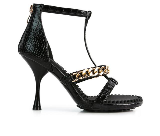 Women's Rag & Co Dakota Dress Sandals in Black color