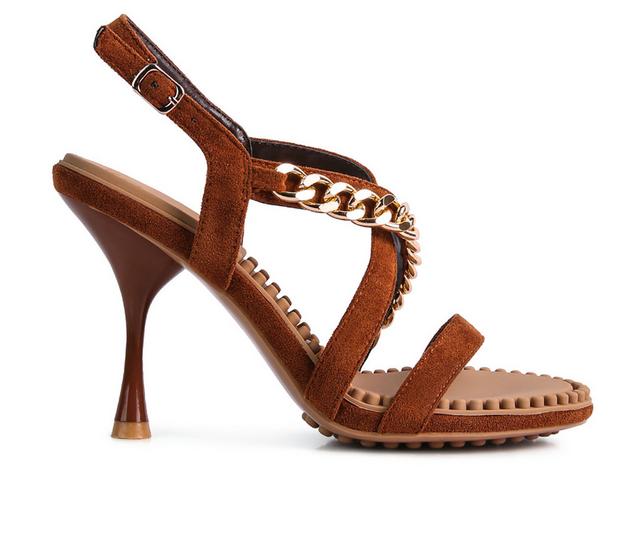 Women's Rag & Co Domeda Dress Sandals in Tan color