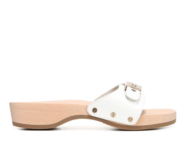 Women's Dr. Scholls Original Clog Sandals in White color