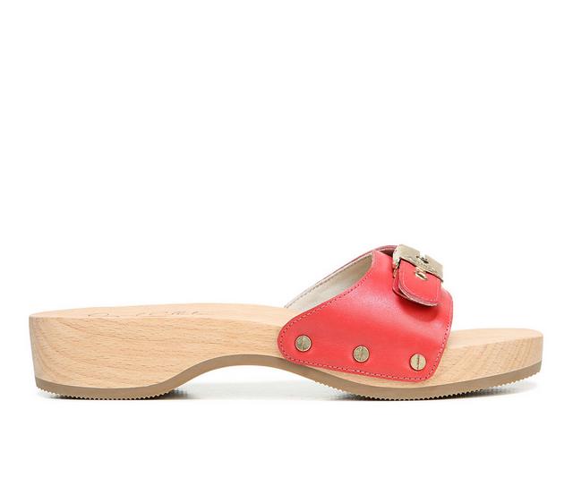 Women's Dr. Scholls Original Clog Sandals in Red color