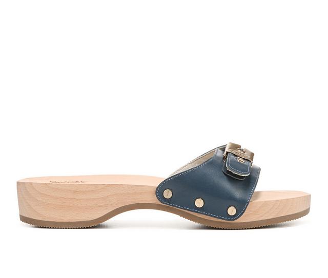 Women's Dr. Scholls Original Clog Sandals in Navy color