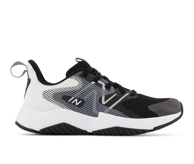 Boys' New Balance Little Kid Rave Run 2.0 Sneakers in Black/White color