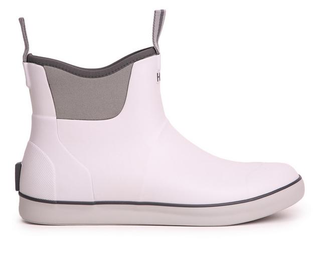 Men's Huk Rogue Wave Rain Boots in White color