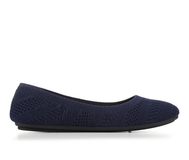 Women's Harborsides Narelle Flats in Navy color