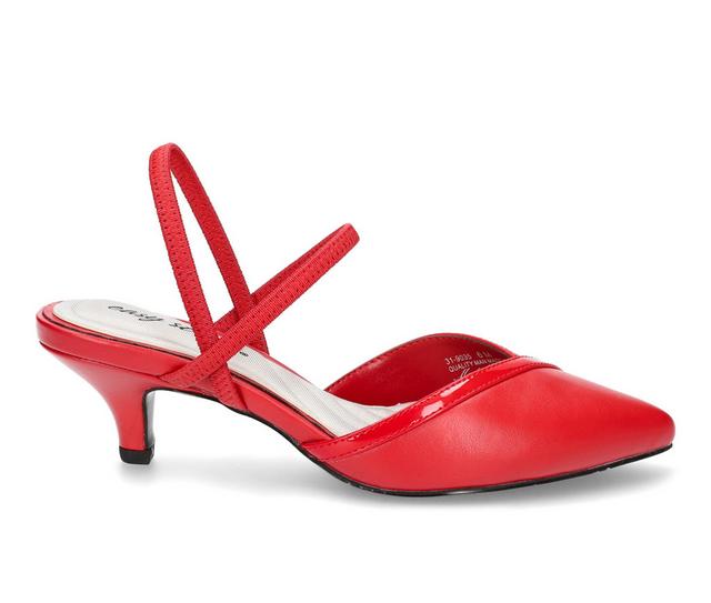 Women's Easy Street Unna Pumps in Red color