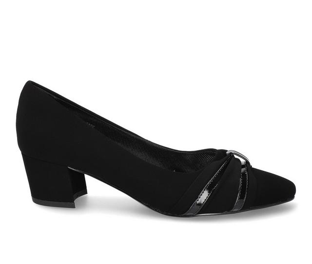 Women's Easy Street Millie Pumps in Black Lamy color