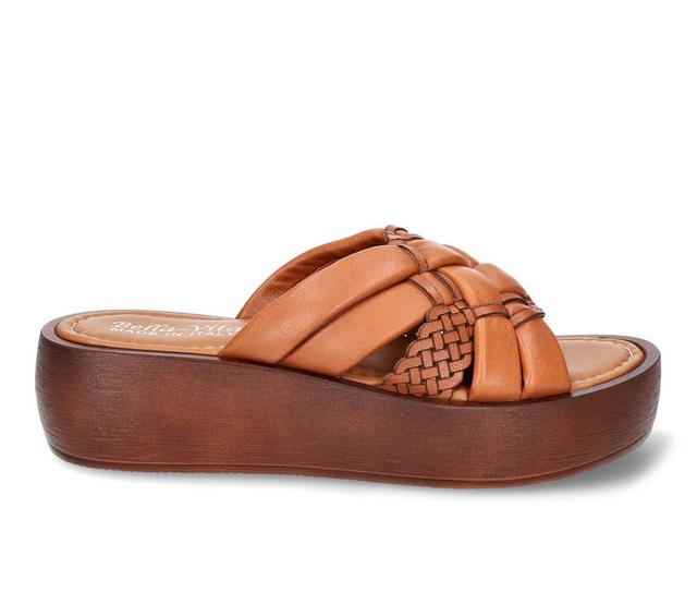 Women's Bella Vita Italy Ned-Italy Platform Sandals in Whiskey color