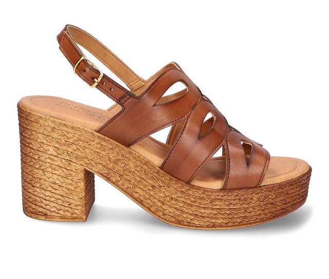 Women's Bella Vita Italy Pri-Italy Platform Dress Sandals in Whiskey color