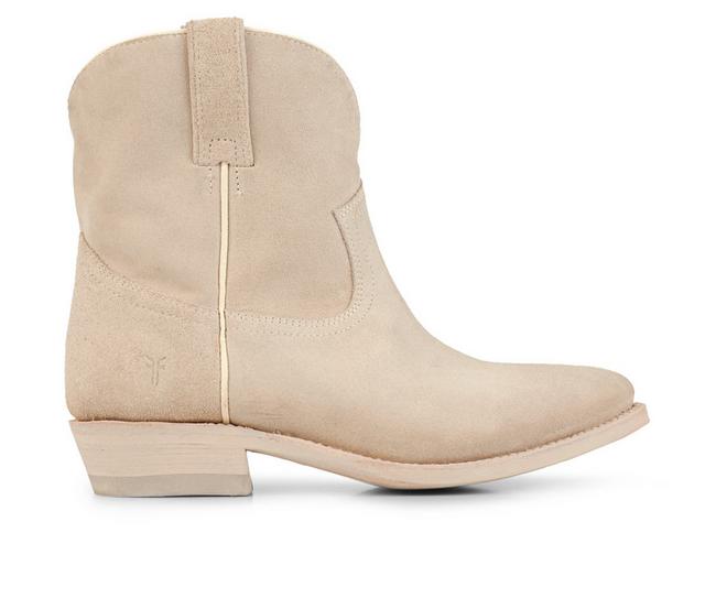 Women's Frye Billy Short Booties in Ivory color