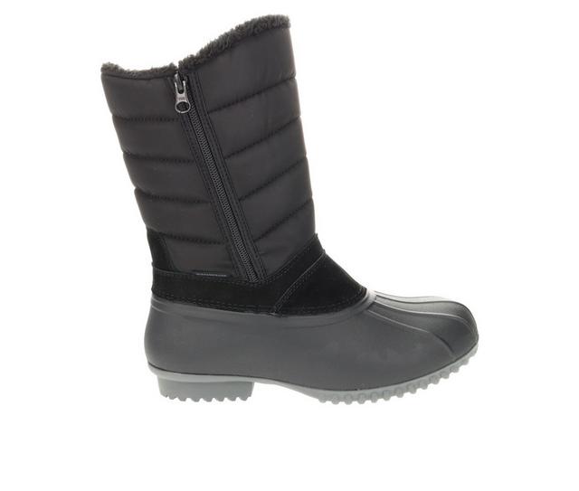 Women's Propet Illia Waterproof Winter Boots in Black color