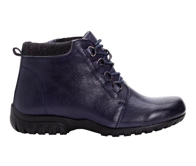 Women's Propet Delaney Booties in Navy color