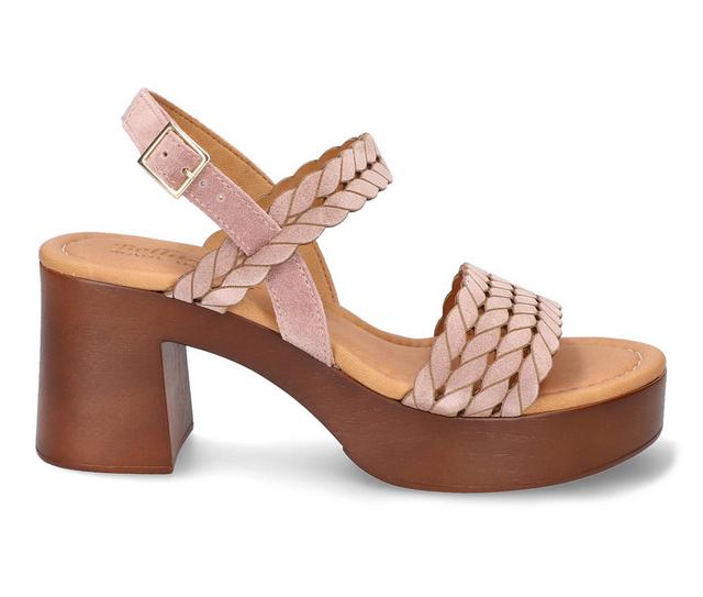 Women's Bella Vita Jud-Italy Dress Sandals in Blush color