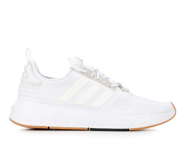 Men's Adidas Swift Run 23 Sneakers in White/White/Gum color