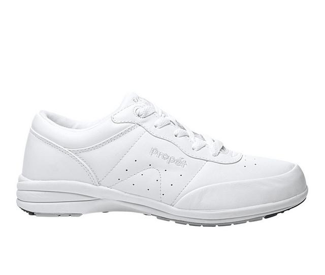 Women's Propet Washable Walker Sneakers in SR White color