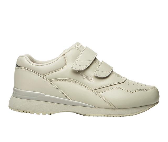 Women's Propet Tour Walker Strap Sneakers in Sport White color