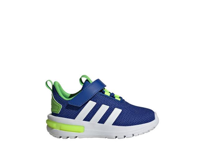 Boys' Adidas Infant & Toddler Racer TR23 Running Shoes in RylBlu/Wht/Lime color