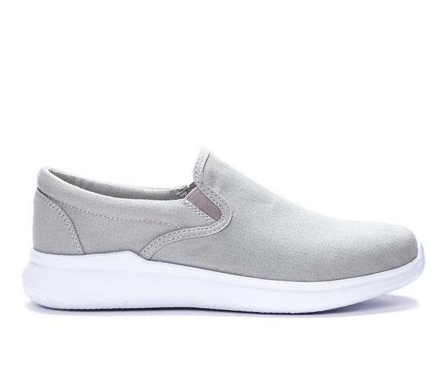 Women's Propet Finch Slip On Shoes in Lt Grey color