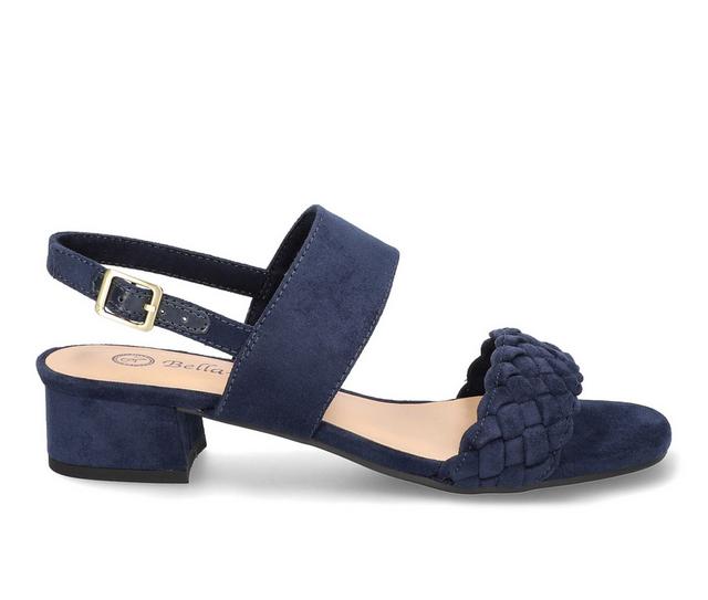 Women's Bella Vita Ellison Dress Sandals in Navy color