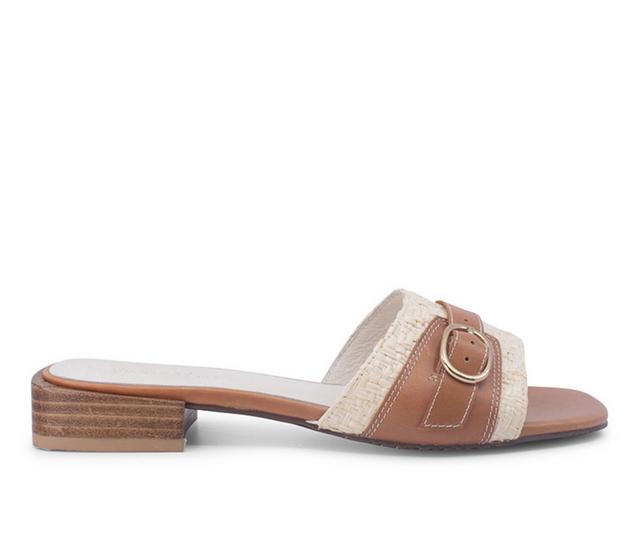 Women's Chocolat Blu Briella Sandals in Natural Raffia color