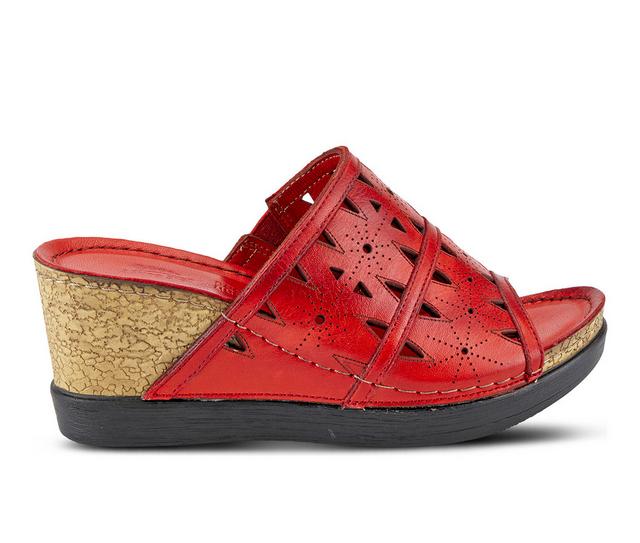 Women's SPRING STEP Fusawedge Wedges in Red color