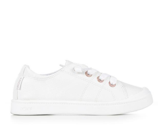 Girls' Roxy Little Kid & Big Kid RG Bayshore Plus LX Sneakers in White color