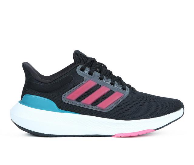 Girls' Adidas Big Kid Ultrabounce Running Shoes in Blk/Pink/Wht color