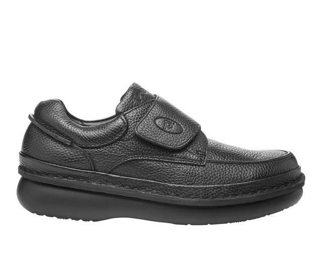 Men's Propet Scandia Strap Oxfords in Black color