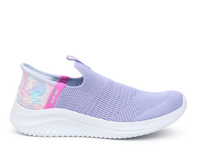 Girls' Skechers Little Kid & Big Kid Ultra Flex 3.0 Sneakers in Lavender/Multi color