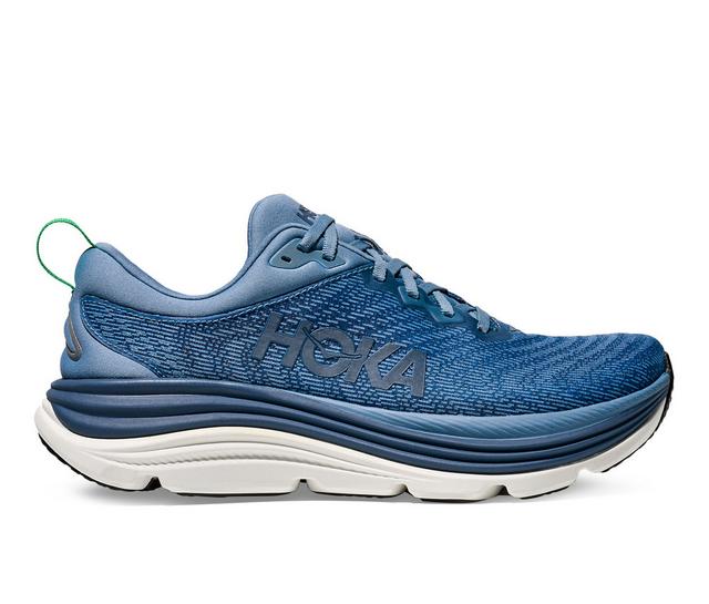 Men's Hoka Gaviota 5 Running Shoes in Thunder Cloud color