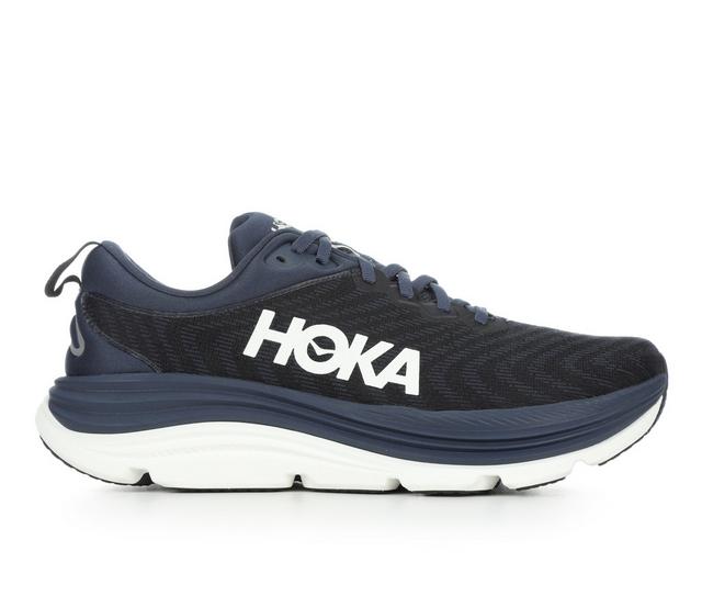 Men's Hoka Gaviota 5 Running Shoes in Varsity Navy color