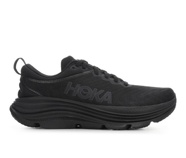 Women's Hoka Gaviota 5 Running Shoes in Black color