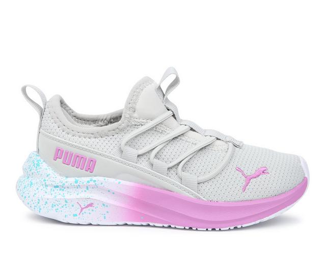 Girls' Puma Little Kid Softride One4All Running shoes in Splatter Fade color