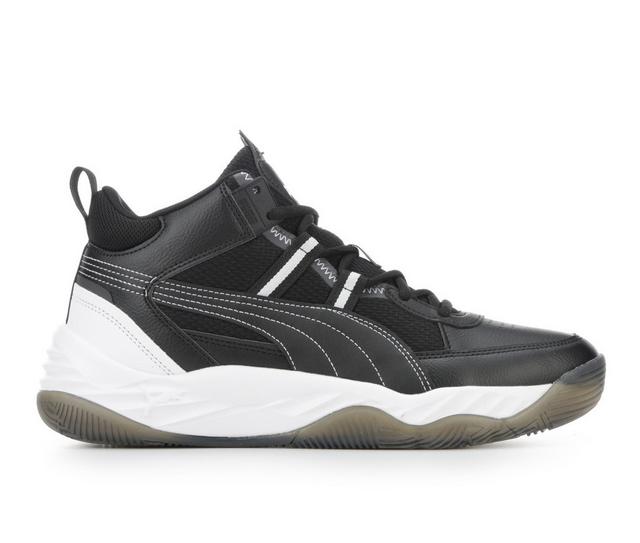 Men's Puma Rebound Future Sneakers in Black/White color