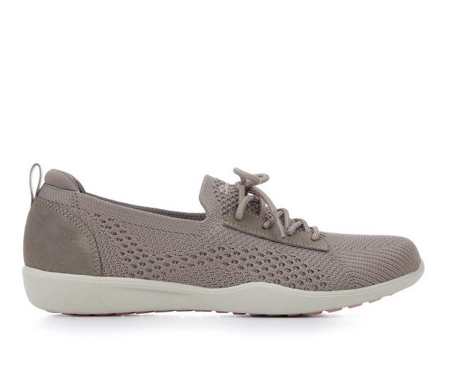 Women's Skechers Newbury St 100434 Casual Sneakers in Dark Taupe color