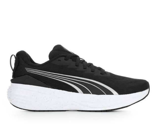 Women's Puma Scend Pro Sneakers in Blk/Wht/Speck color