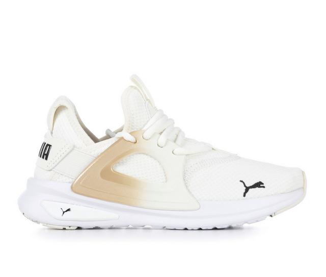 Women's Puma Softride Enzo Evo Metal Sneakers in Off White/Gold color