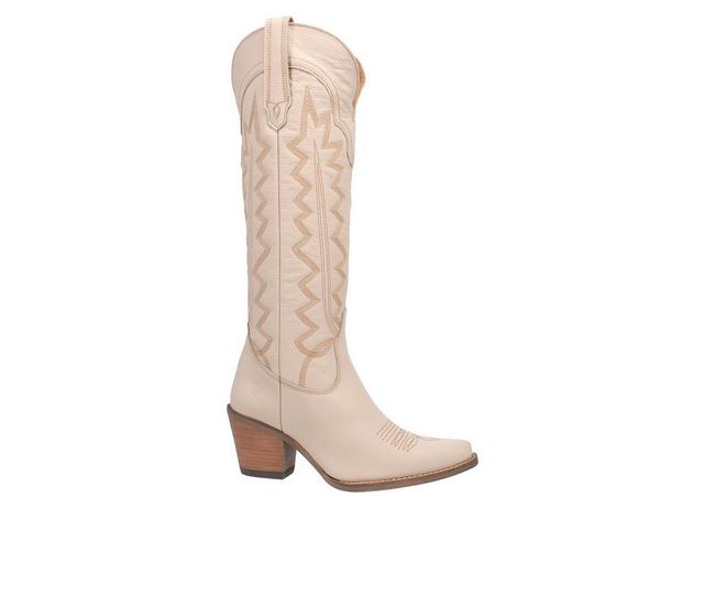 Women's Dingo Boot High Cotton Western Boots in Sand color