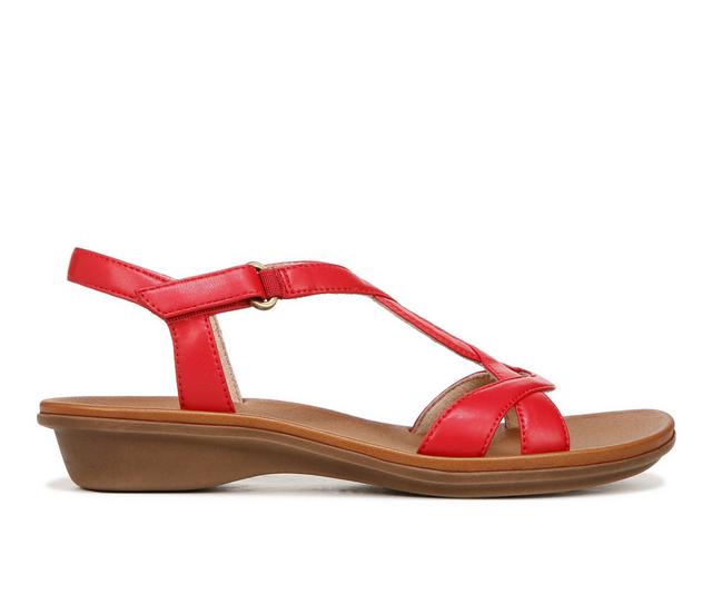 Women's Soul Naturalizer Solo Sandals in Crantini Red color
