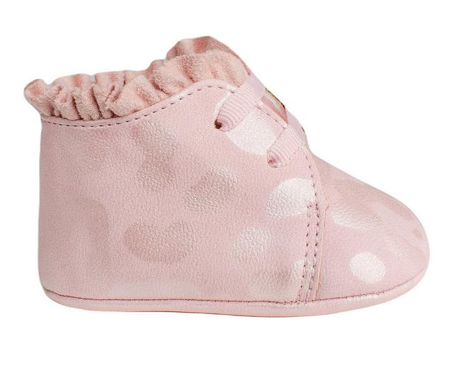 Girls' Baby Deer Infant Mila Crib Shoes in Pink color