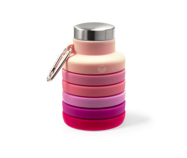 MAYIM HYDRATION Retractable Ombre Waterbottle in PINKS color