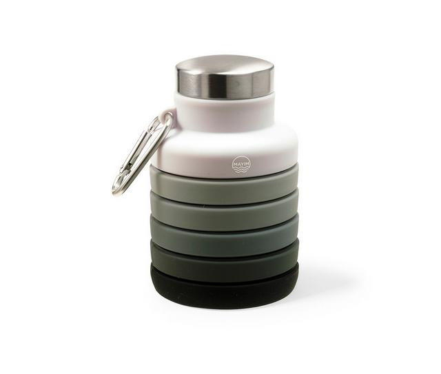 MAYIM HYDRATION Retractable Ombre Waterbottle in BLACKS color