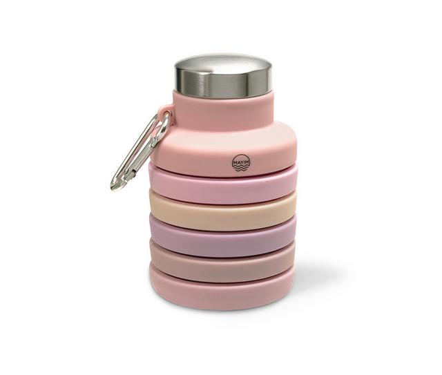 MAYIM HYDRATION Retractable Ombre Waterbottle in Blush color