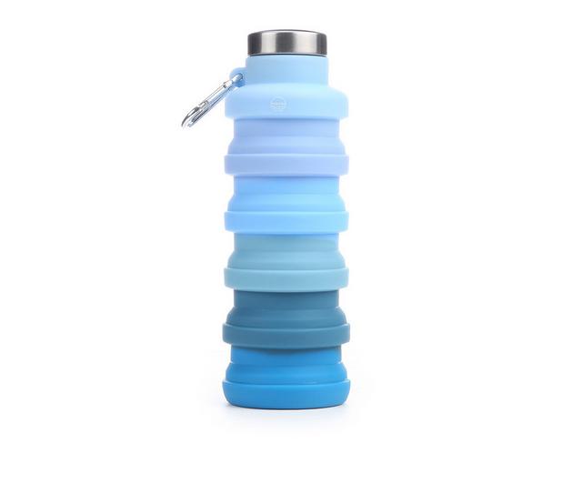 MAYIM HYDRATION Retractable Ombre Waterbottle in Blues SC color